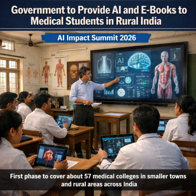 Government to Provide AI and E-Books to students in 57 Medical Colleges in Rural India