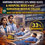 Haryana Reserves 33% MBBS Seats & Hospital Beds at New Gurugram Medical College