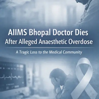 AIIMS Bhopal Doctor Dies After Alleged Anaesthetic Overdose: A Tragic Loss to the Medical Community