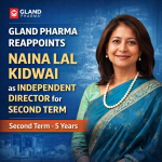 Gland Pharma Brings Back Naina Lal Kidwai as Independent Director for Another 5 Years