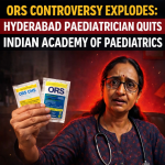 ORS Controversy Explodes: Hyderabad Paediatrician Quits Indian Academy of Paediatrics