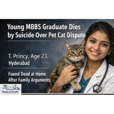 Tragic Loss in Hyderabad: MBBS Graduate Ends Life Over Family Dispute on Pet Cat