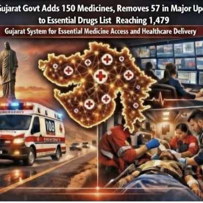 Gujarat Govt Adds 150 Medicines, Removes 57 in Major Update to Essential Drugs List Reaching 1,479